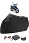 Yuki TN150-3A Driver Backpack Compatible Black Motorcycle Tarpaulin Waterproof Durable Fabric