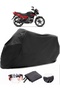 Hero Glamor Black Motorcycle Tarpaulin Waterproof Durable Fabric
