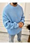 Oversize Sweater Loose Cut Non-Pilling Loose Knitwear Sweater - 5