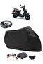 Yamaha BW's 100 Backpack Compatible Black Motorcycle Tarpaulin Waterproof Durable Fabric