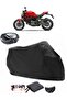 Ducati Monster 821 Compatible Rear Bag Compatible Black Motorcycle Tarpaulin Waterproof Durable Fabric