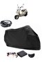 SYM Mio 100 Backpack Compatible Black Motorcycle Tarpaulin Waterproof Durable Fabric