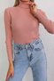 Women's Powder Lycra Stretchy Turtleneck Knitwear Sweater - 4