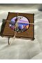 Set of 4 Wooden Coasters with Türkiye View - 2