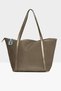 Silver Women's Colorful Tassel Detailed Satin Tote Bag M000008174 - 3