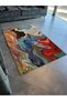 Light Tone Multicolor Surrealist Wave Pattern Creative Modern Decorative Carpet 2004 - 3