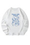 Dinner With Friends Designed Unisex White Sweatshirt