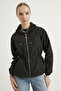 Women's Black Seasonal Coat - 3