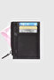 853 Genuine Leather Coin Compartment Zippered Vertical Card Holder Crazy Black - 3