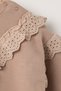 KYLA Baby Girl Scallop Detailed Cotton Corduroy Tights Set - 2