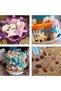 6-Piece Silicone Filled Cake Cake and Chocolate Set - Soap Mold - 4
