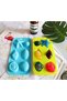 6-Piece Silicone Filled Cake Cake and Chocolate Set - Soap Mold - 2