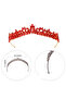 Dream Model Bridal Crown for Henna Night and Party, Special Bridal Crown for Henna Night, Gold-Red - 7