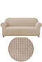 Lycra 3-Seater Elastic Seat Cover. Sofa Bed Seat Cover Stretch Flexible Sofa Cover