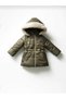 Girls' fleece-lined coat/hooded waterproof girl's coat/wind-resistant girls puffer coat