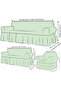 Lycra 3+2+1+1 Elastic Sofa Set Cover. Sofa Bed Seat Cover Stretch Flexible Sofa Cover - 4