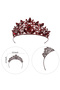 Traditional Bridal Henna And Wedding Crown Special Design Bridal Party Crown Burgundy - 8