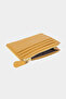 3603 Genuine Leather Coin Compartment Zippered Women's Men's Wallet Card Holder Yellow - 4