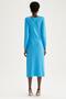Bodycon V-Neck Tied Long Sleeve Midi Dress X2039az22sp - 8