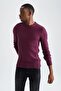 Slim Fit Crew Neck Sweater X5157az22wn - 7