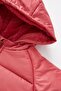 Baby Girl Water Repellent Hooded Plush Lining Coat - 6