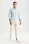 Slim Fit Long Sleeve Shirt - 8