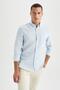 Slim Fit Long Sleeve Shirt - 7