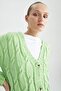 Regular Fit V-Neck Cardigan Y1593az22wn - 7