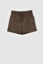 Girl's Patterned Shorts Socks Set of 2 - 2