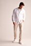 Slim Fit Chino Canvas Trousers - 2