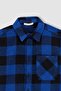 Boy's Oversize Fit Flannel Long Sleeve Shirt - 7