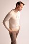 Regular Fit Hooded Knitwear Sweater - 4