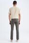 Slim Fit Chino Canvas Trousers - 8