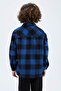 Boy's Oversize Fit Flannel Long Sleeve Shirt - 5