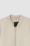 Regular Fit College Collar Bomber Jacket Faux Leather Coat - 8