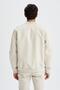 Regular Fit College Collar Bomber Jacket Faux Leather Coat - 6