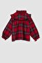 Girl's Checkered Long Sleeve Blouse Y4604a622wn - 7