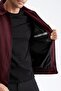Oversize Fit Shirt Collar Stamp Bomber Coat - 7