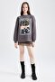 Cool Pink Floyd Oversize Fit Crew Neck Sweatshirt - 7