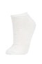 Women's 5-Piece Cotton Booties Socks Y6646Azns - 2