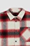 Boy's Oversize Flannel Long Sleeve Shirt - 7