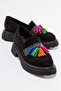 Women's Genuine Leather Tasseled Oxford Shoes 4034 - 4