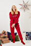 Soft Textured Women's Pajamas Set Loungewear Sleepwear Homewear - 5