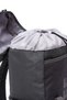 With Logo Gray Unisex Crinkle Fabric Water Resistant Drawstring Travel Sports Outdoor School Backpack - 7