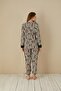 Women's Winter Pajama Set, soft/fleece/welsoft, crew neck, embroidered, embroidered, printed Set - 7