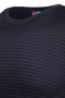 Men's Navy Blue Crew Neck Knit Sweater Patterned Steel Knit Classic Fit - 4817C - 4