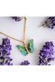 Butterfly Necklace 316l Stainless Steel Zircon Stone Sparkling Butterfly Necklace - 6
