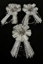 Gray Bundle Ornament, Bride Groom Dowry Wedding Engagement Convoy Bride Car Circumcision Henna Ornament 5 Pieces
