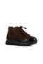 102 18810-Z Brown Nubuck Leather Women's Shoes