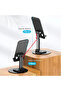 Desktop Phone Holder 360 Degree Metal Base Cooler Channeled Design - 4